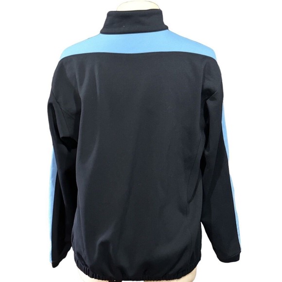 Nike Fit Therma Golf Men’s 1/4 Zip Front Pullover Navy w/ Stripe Size Medium EUC - Picture 2 of 5